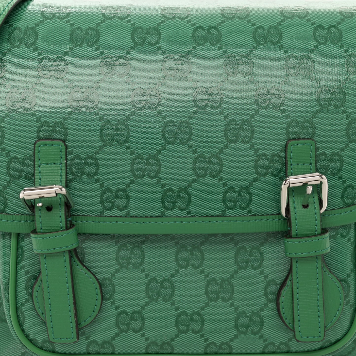Monogram GG Childrens Messenger Bag Green