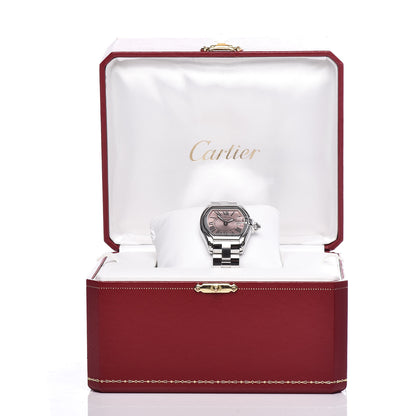 Cartier Stainless Steel 31mm Roadster Quartz Watch Pink 7 of 7