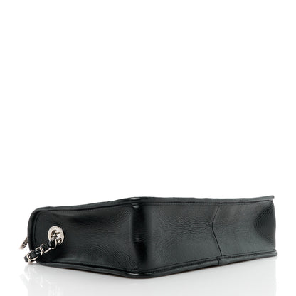 Chanel Aged Calfskin Quilted Large Working Vibe Camera Case Black 4 of 10