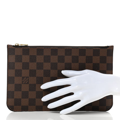 Louis Vuitton Damier Ebene Neverfull MM GM Pochette 2 of 8