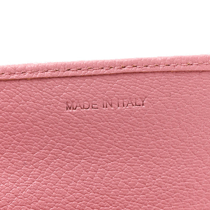 Miu Miu Goatskin Madras Bicolor Wallet On Chain Rosa Gemma 8 of 11