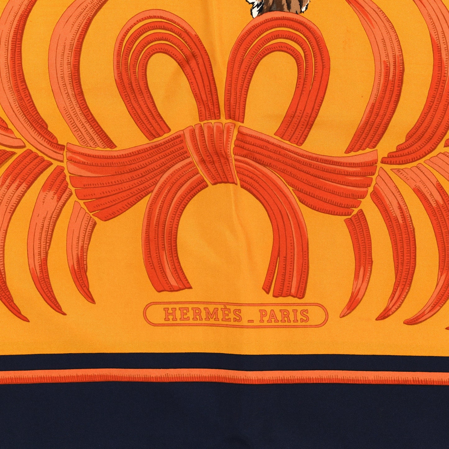 Silk Tigre Royal Scarf 90