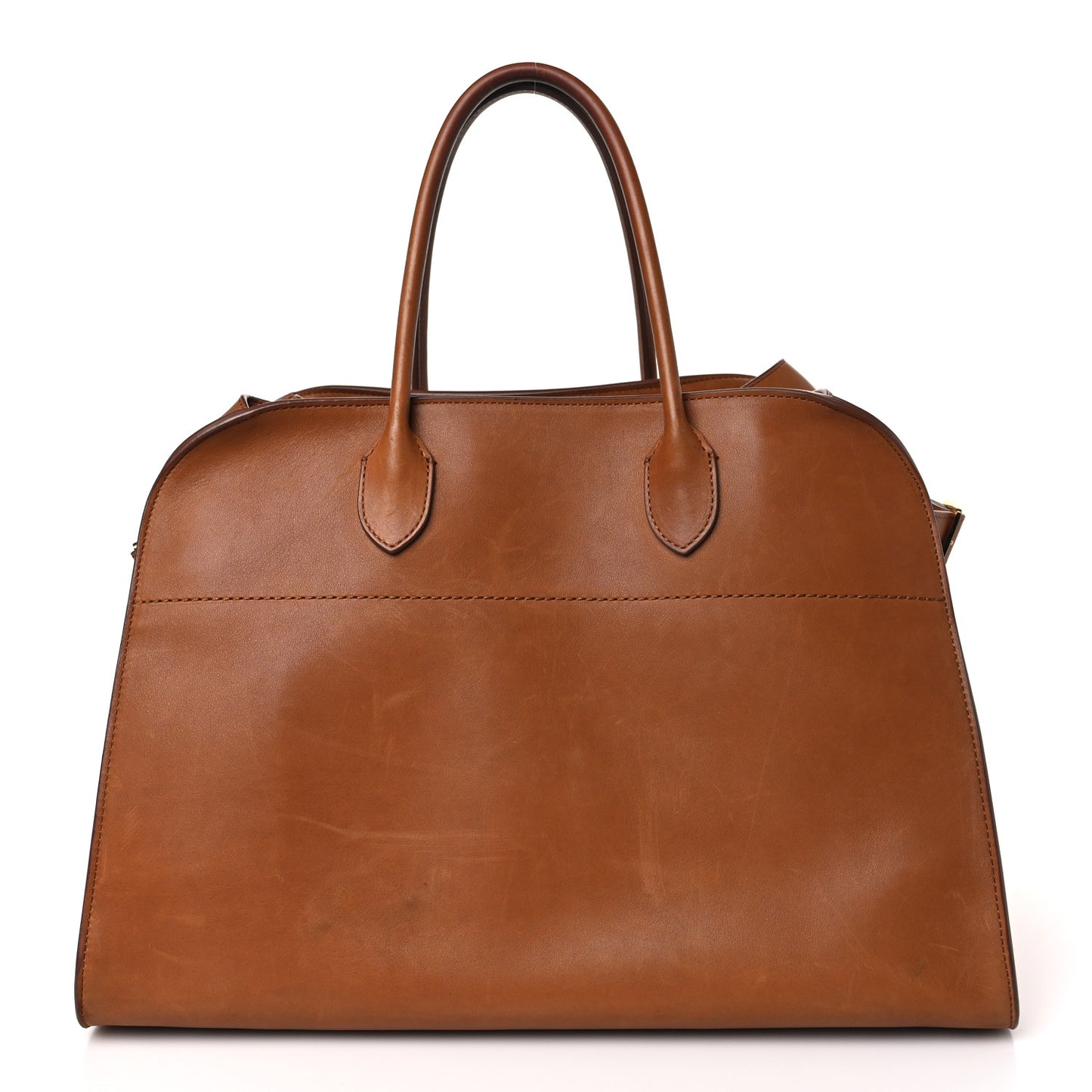 Polished Saddle Calfskin Soft Margaux 15 Cuir