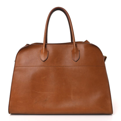 The Row Polished Saddle Calfskin Soft Margaux 15 Cuir 1 of 8