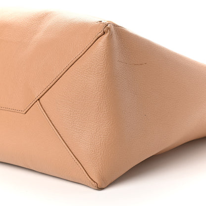 Celine Horizontal Zipper Gusset Cabas Beige 9 of 16