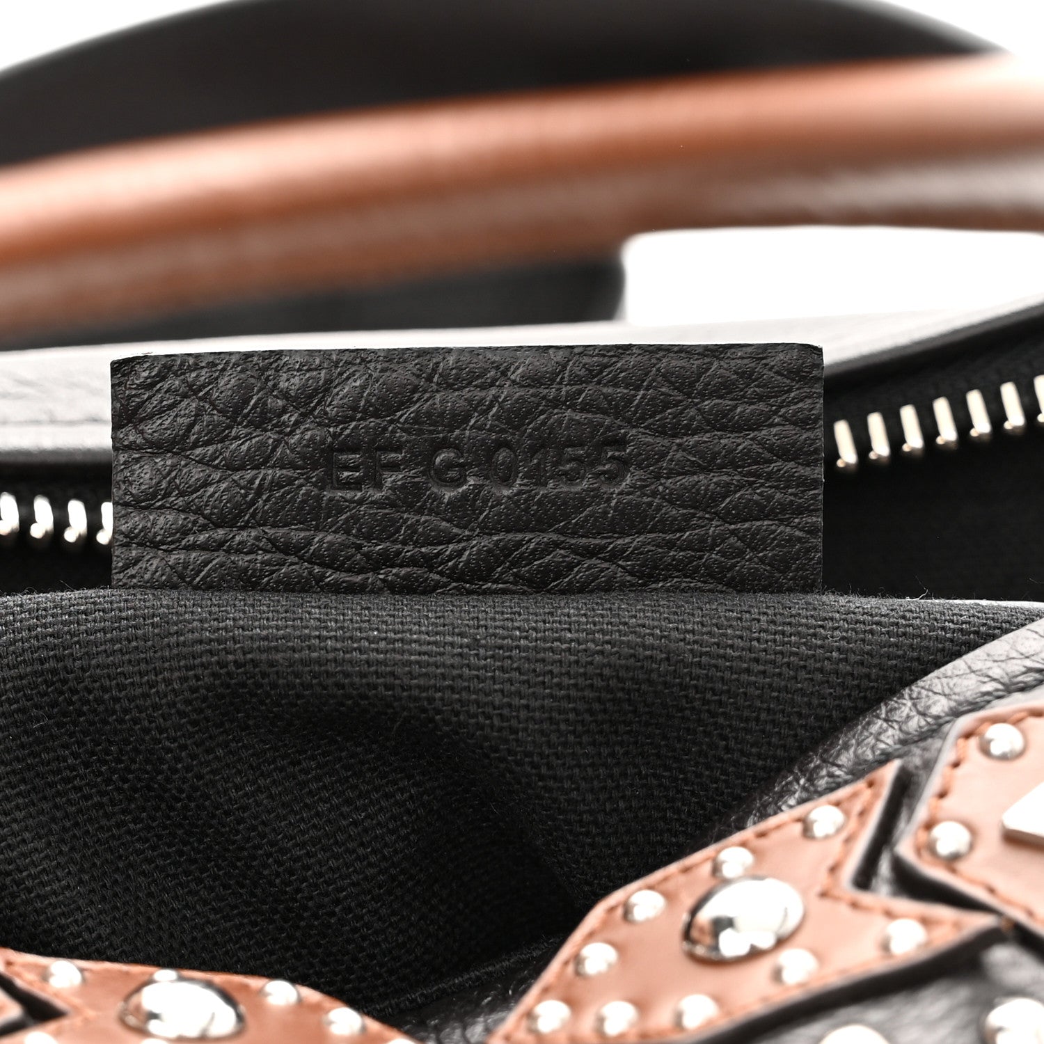 Givenchy Calfskin Studded Medium Studded Pandora Black Brown 7 of 11