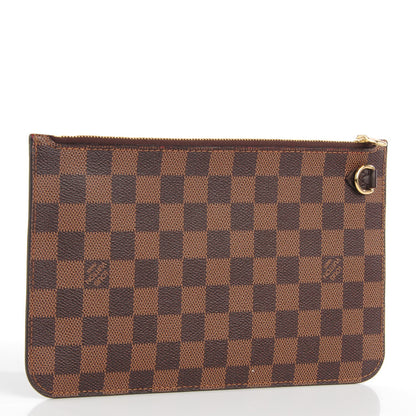 Louis Vuitton Damier Ebene Neverfull MM GM Pochette 3 of 8