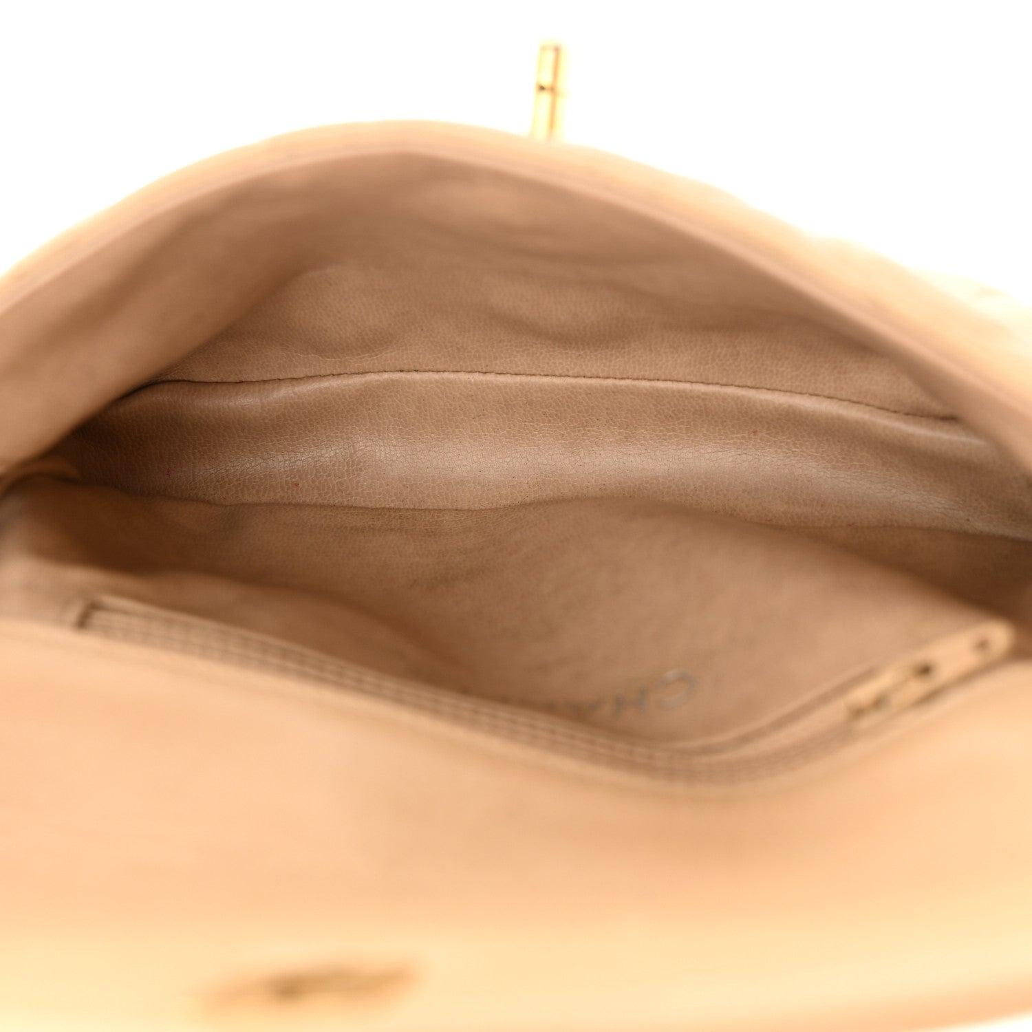 Chanel Lambskin Quilted Flap Waist Belt Bag 70 28 Beige 5 of 19