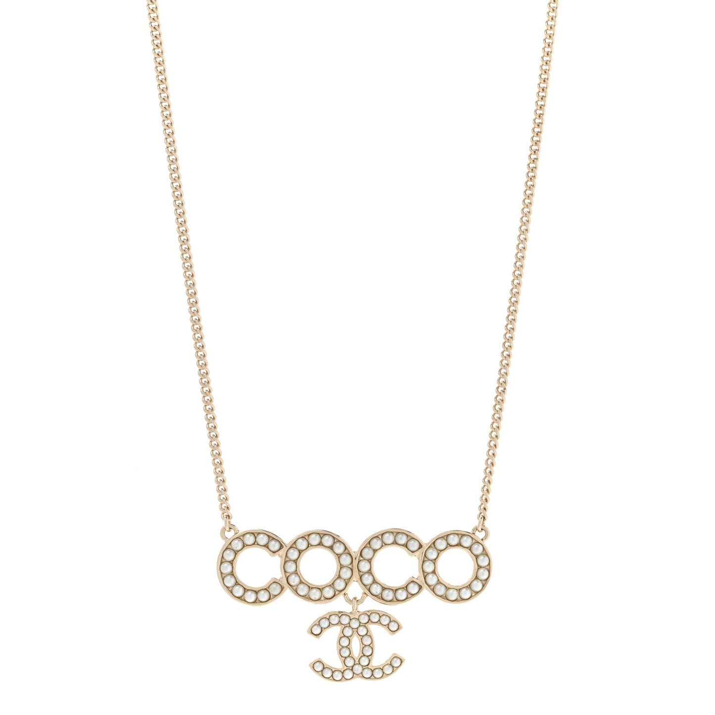 Pearl Coco Necklace Gold