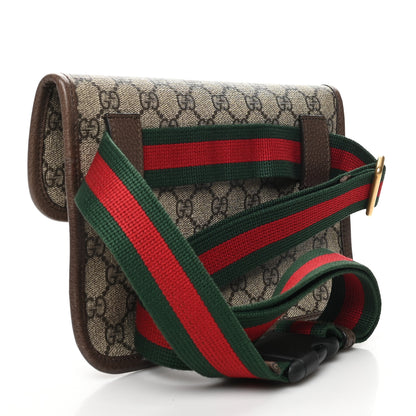 Gucci GG Supreme Monogram Neo Vintage Web Belt Bag Brown 3 of 10