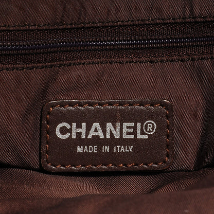 Chanel Nylon CC Travel Medium Tote Brown 5 of 6