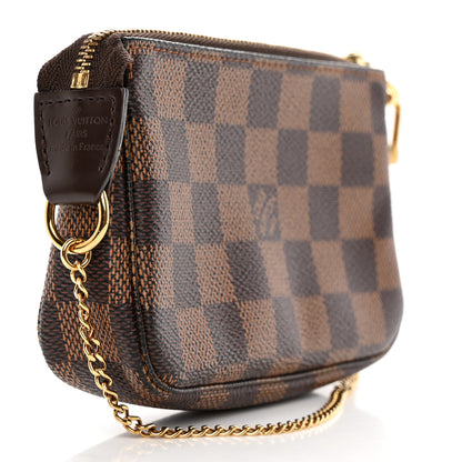 Louis Vuitton Damier Ebene Mini Pochette Accessories 3 of 11