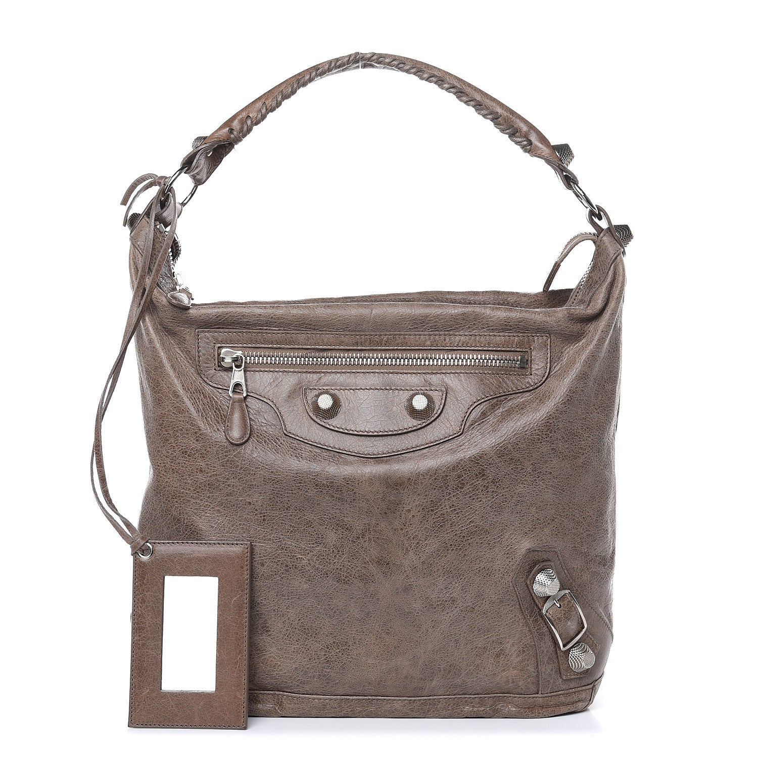 Balenciaga Agneau Giant 21 Silver Hardware Day Hobo Noix 1 of 17