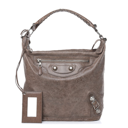 Balenciaga Agneau Giant 21 Silver Hardware Day Hobo Noix 1 of 17