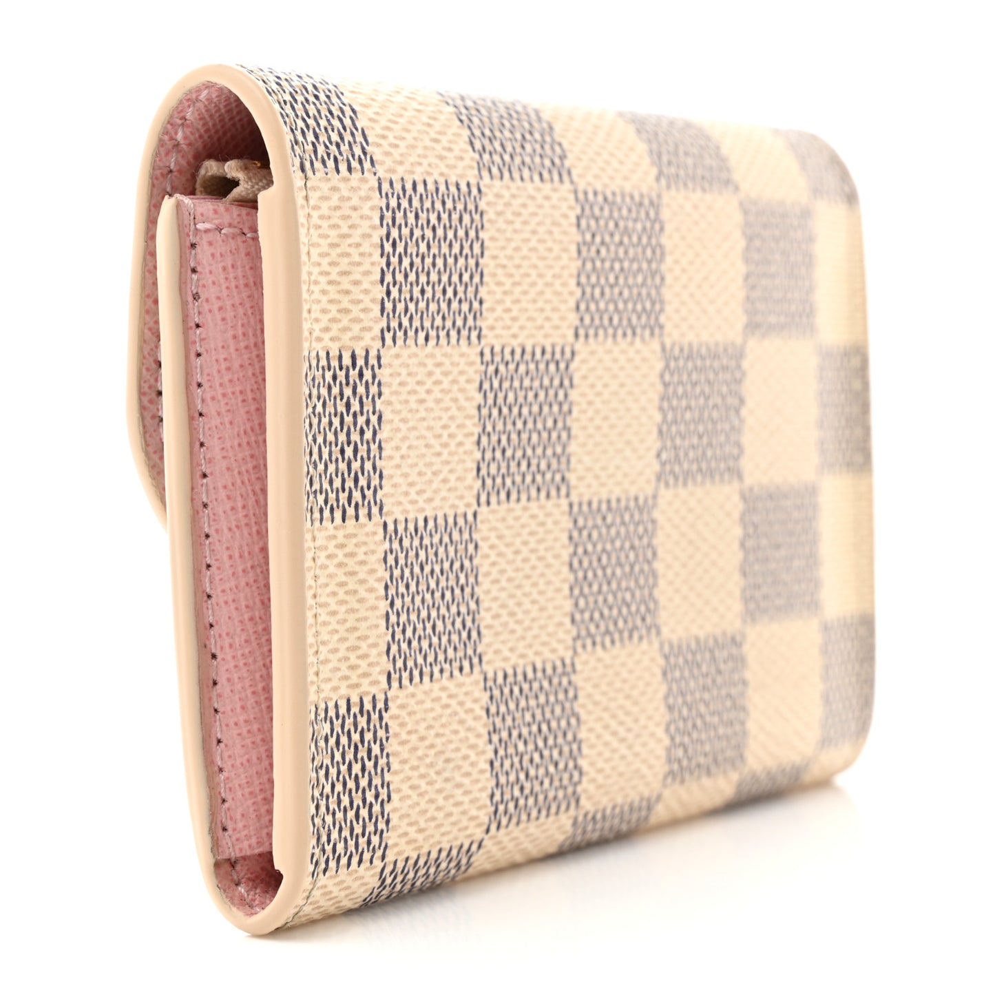 Damier Azur Rosalie Coin Purse Rose Ballerine
