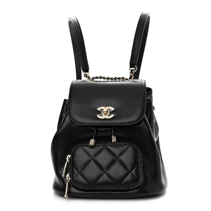 Chanel Caviar Quilted Mini Business Affinity Backpack Black 1 of 11