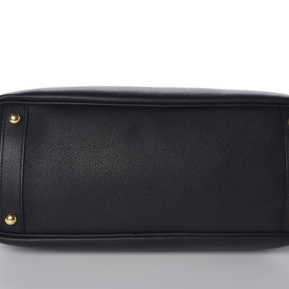 Burberry Grainy Calfskin Medium Honeybrook Tote Black 11 of 11