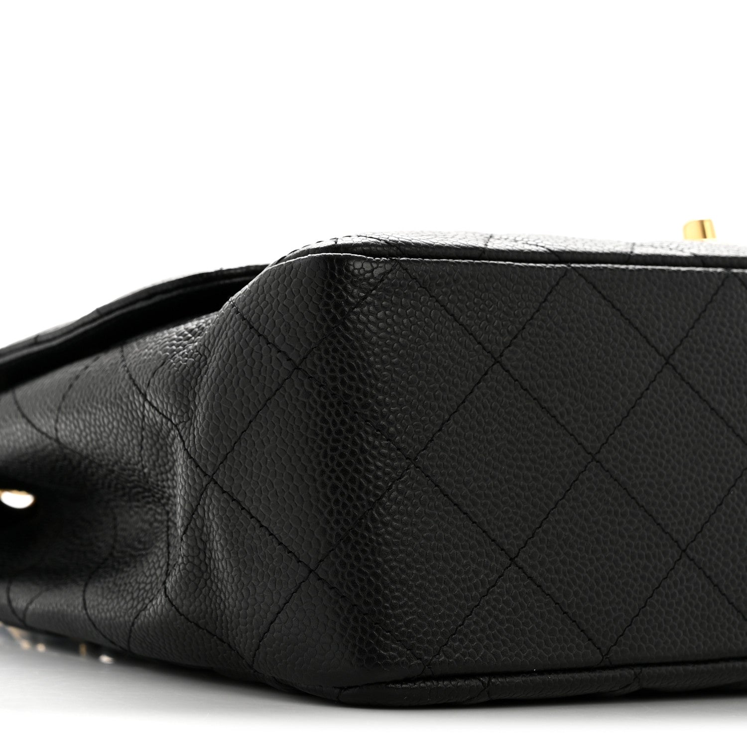 Chanel Caviar Quilted Jumbo Single Flap Black 9 of 14