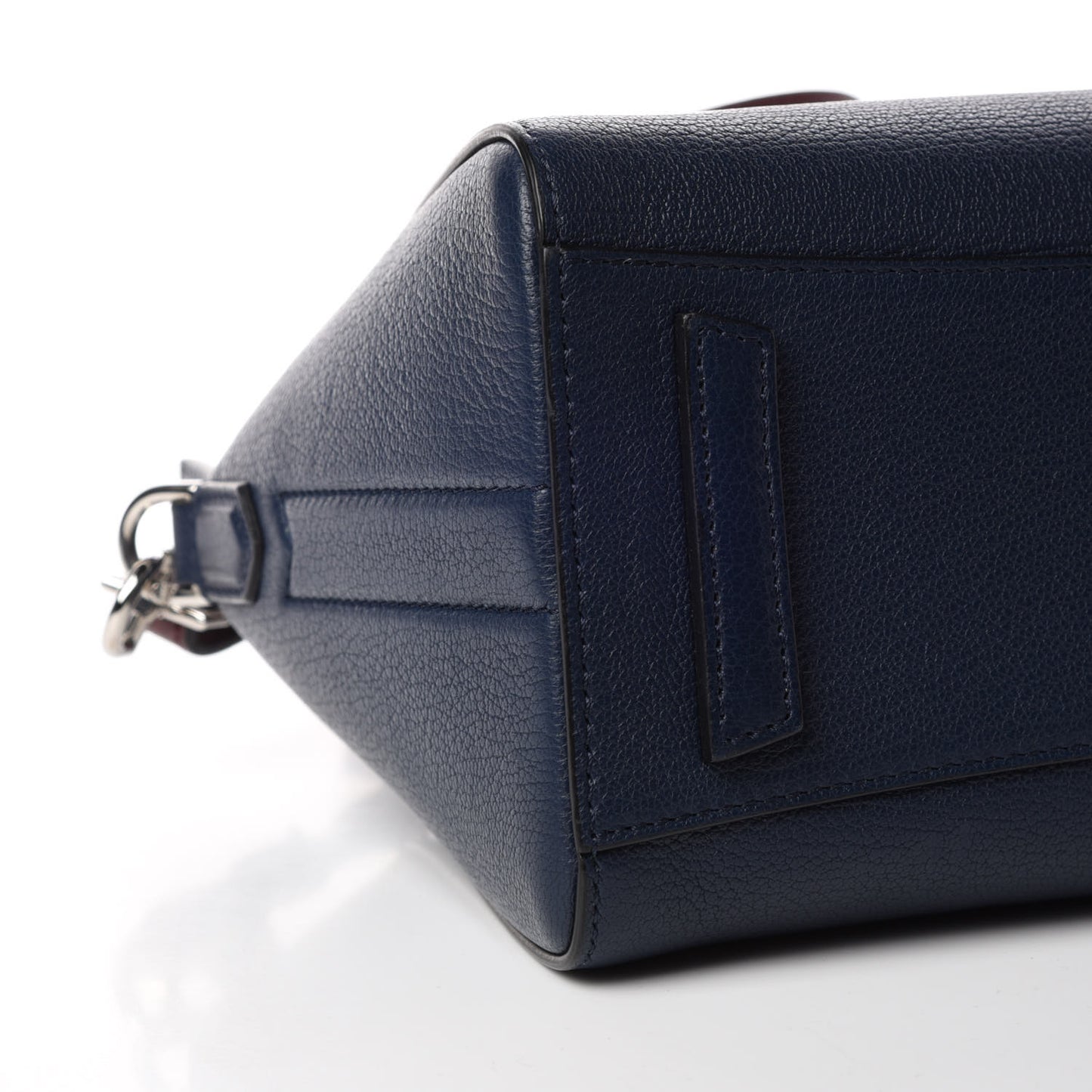 Sugar Goatskin Mini Tri-Color Antigona Navy Burgundy Black