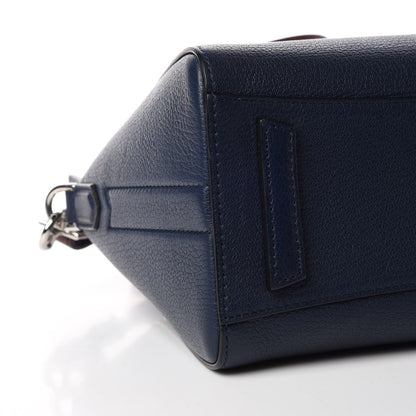 Givenchy Sugar Goatskin Mini Tri-Color Antigona Navy Burgundy Black 8 of 9