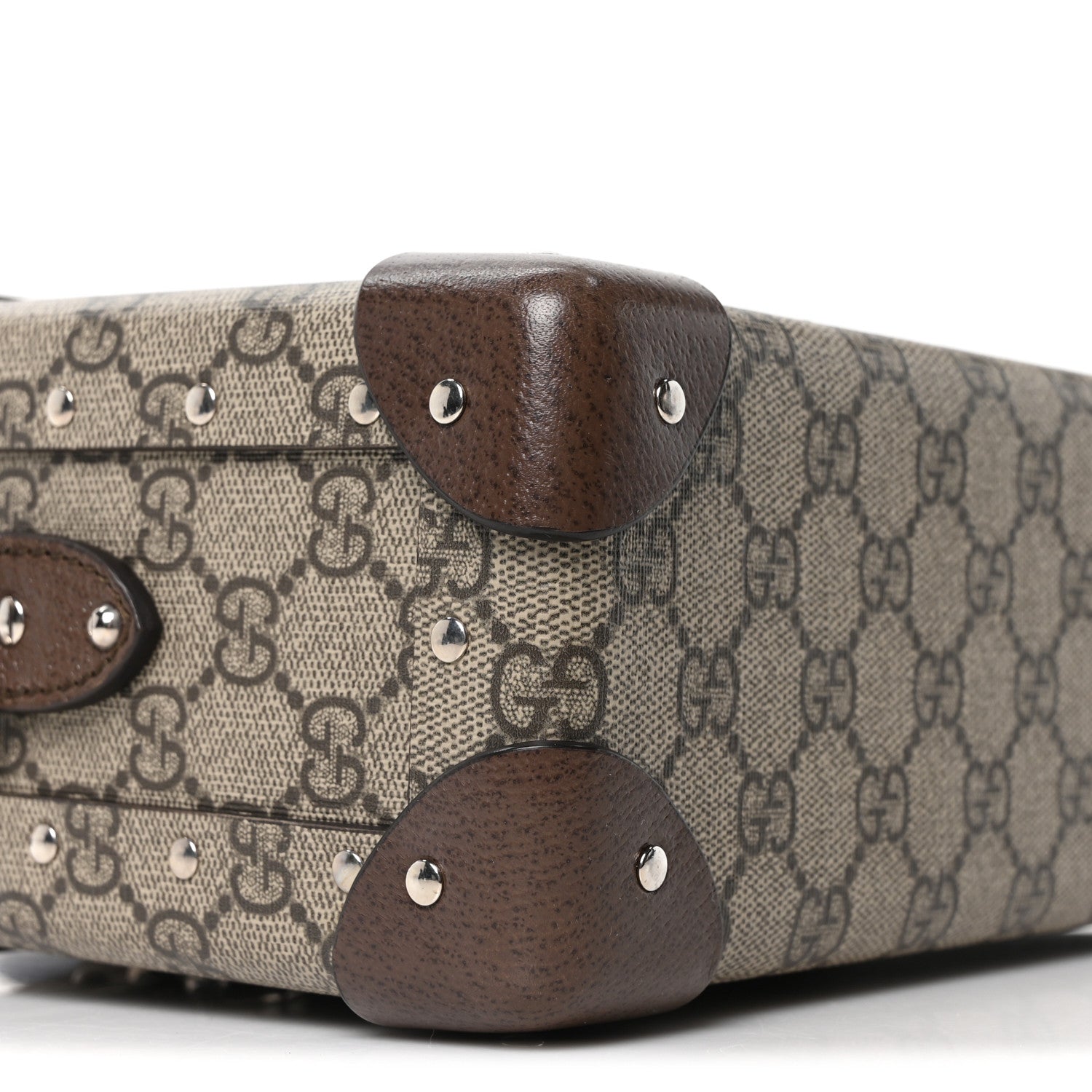 Gucci GG Supreme Monogram Globe-Trotter Beauty Case Brown 9 of 10