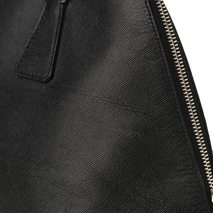 Prada Saffiano Lux Large Promenade Tote Black 8 of 15