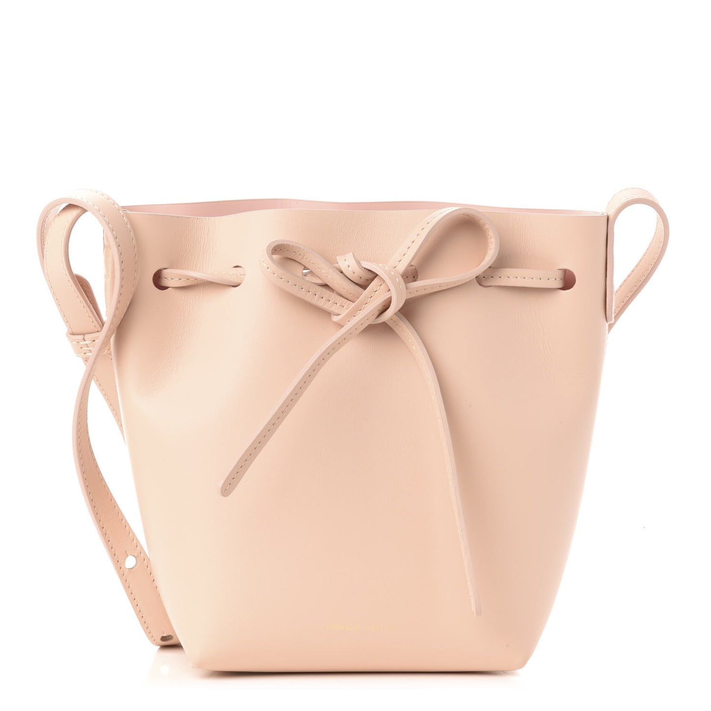 Calfskin Mini Mini Bucket Bag Rosa