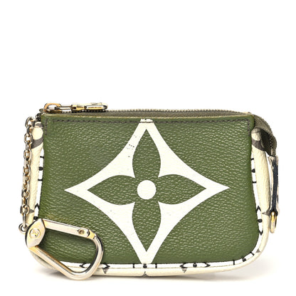 Louis Vuitton Monogram Giant Micro Pochette Accessories Kaki White 1 of 11