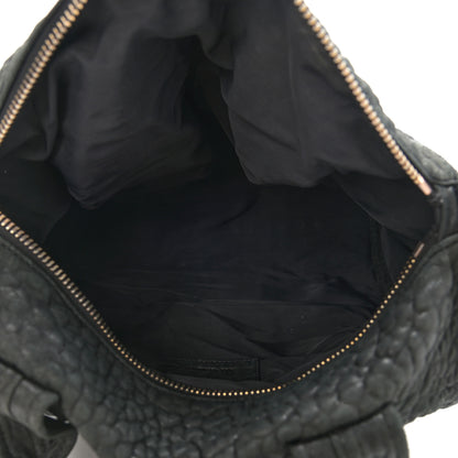 Alexander Wang Pebbled Lambskin Rockie Black Rose Gold Hardware 5 of 11