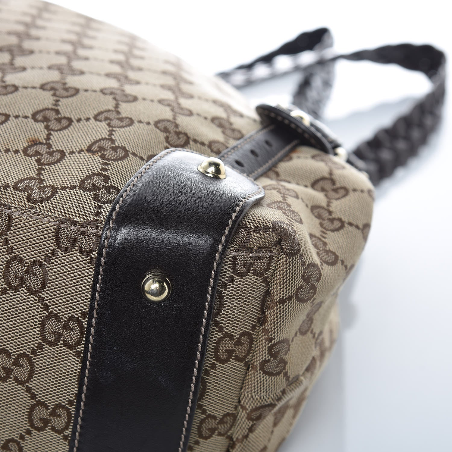 Gucci Monogram Medium Pelham Shoulder Bag Dark Brown 11 of 13