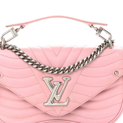 Louis Vuitton Calfskin New Wave Chain MM Smoothie Pink 7 of 12