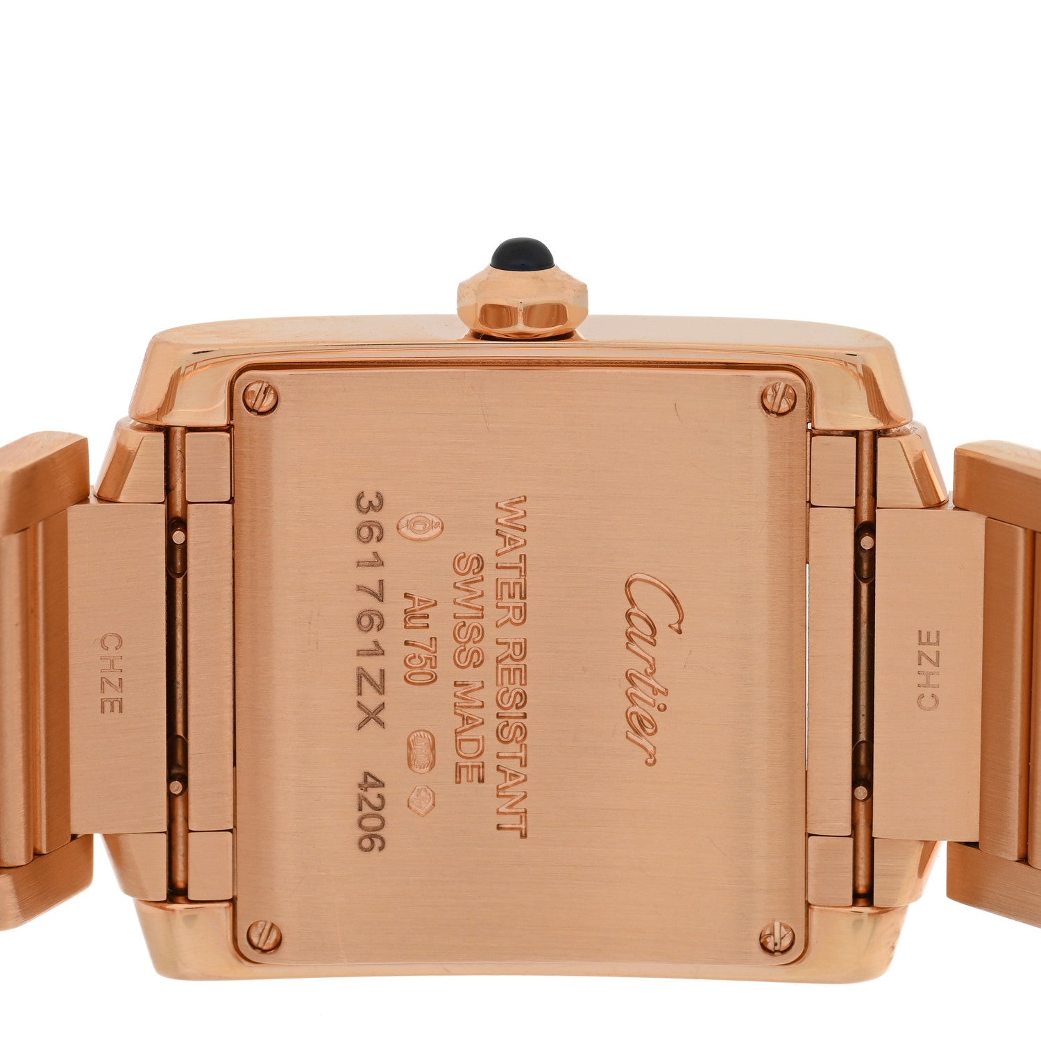 Cartier 18K Pink Gold 25mm Tank Francaise Quartz Watch 4 of 5
