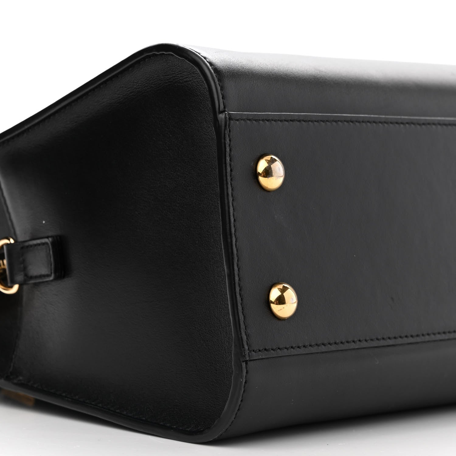 Saint Laurent Calfskin Monogram Baby Cabas Black 9 of 13