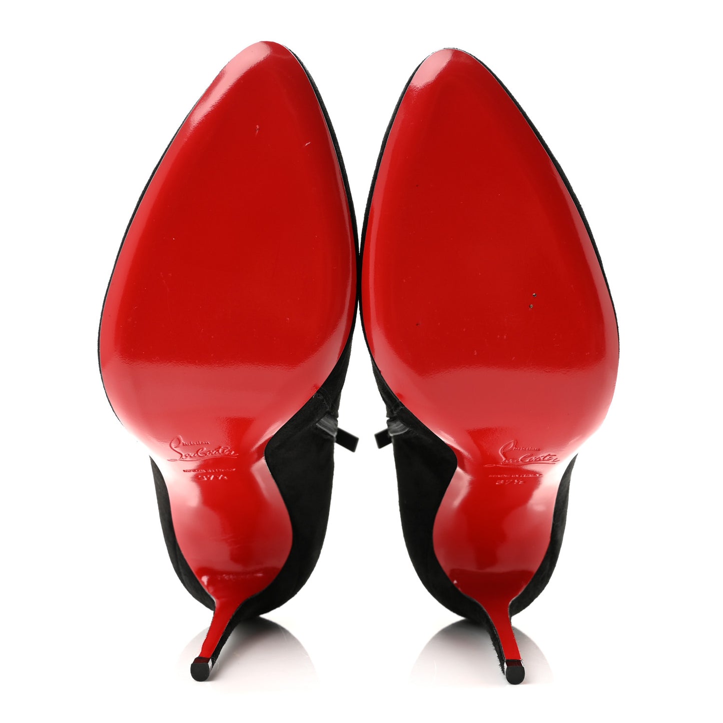 Veau Velours Eloise 100 Booty 37.5 Black