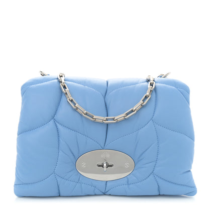 Mulberry Nappa Pillow Quilted Little Softie Bag Cornflower Blue 1 of 9