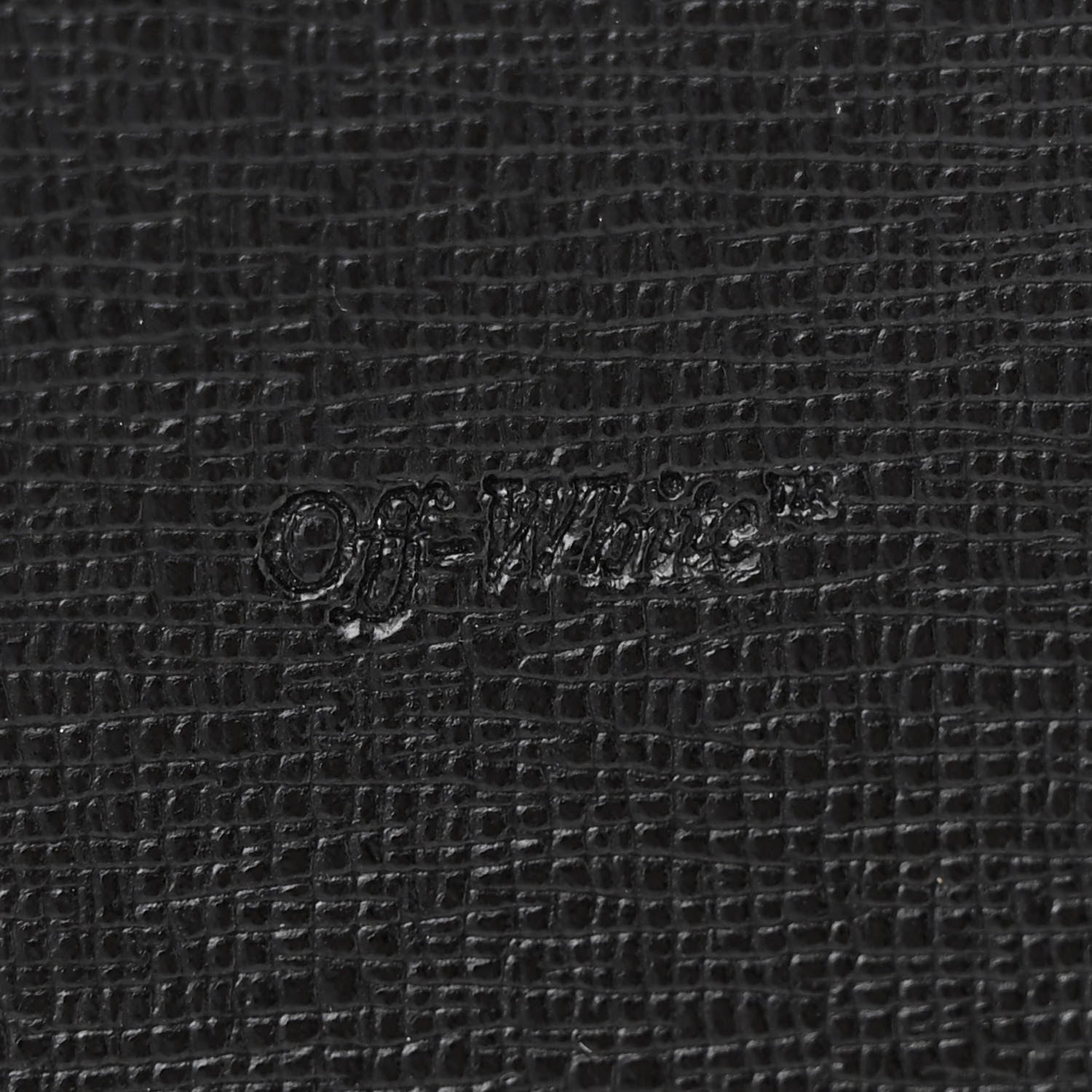 Off-White Saffiano Sculpture Binder Clip Shoulder Bag Black 8 of 22