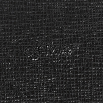 Off-White Saffiano Sculpture Binder Clip Shoulder Bag Black 8 of 22