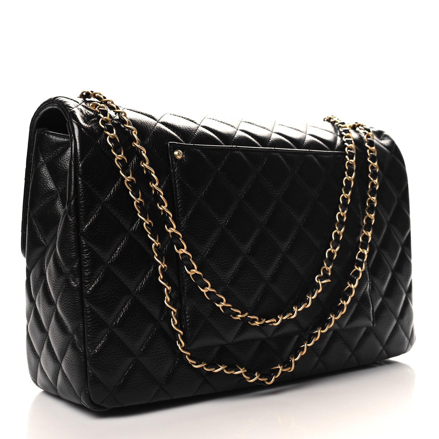 Chanel Caviar Quilted XXL Travel Flap Bag Black 3 of 11