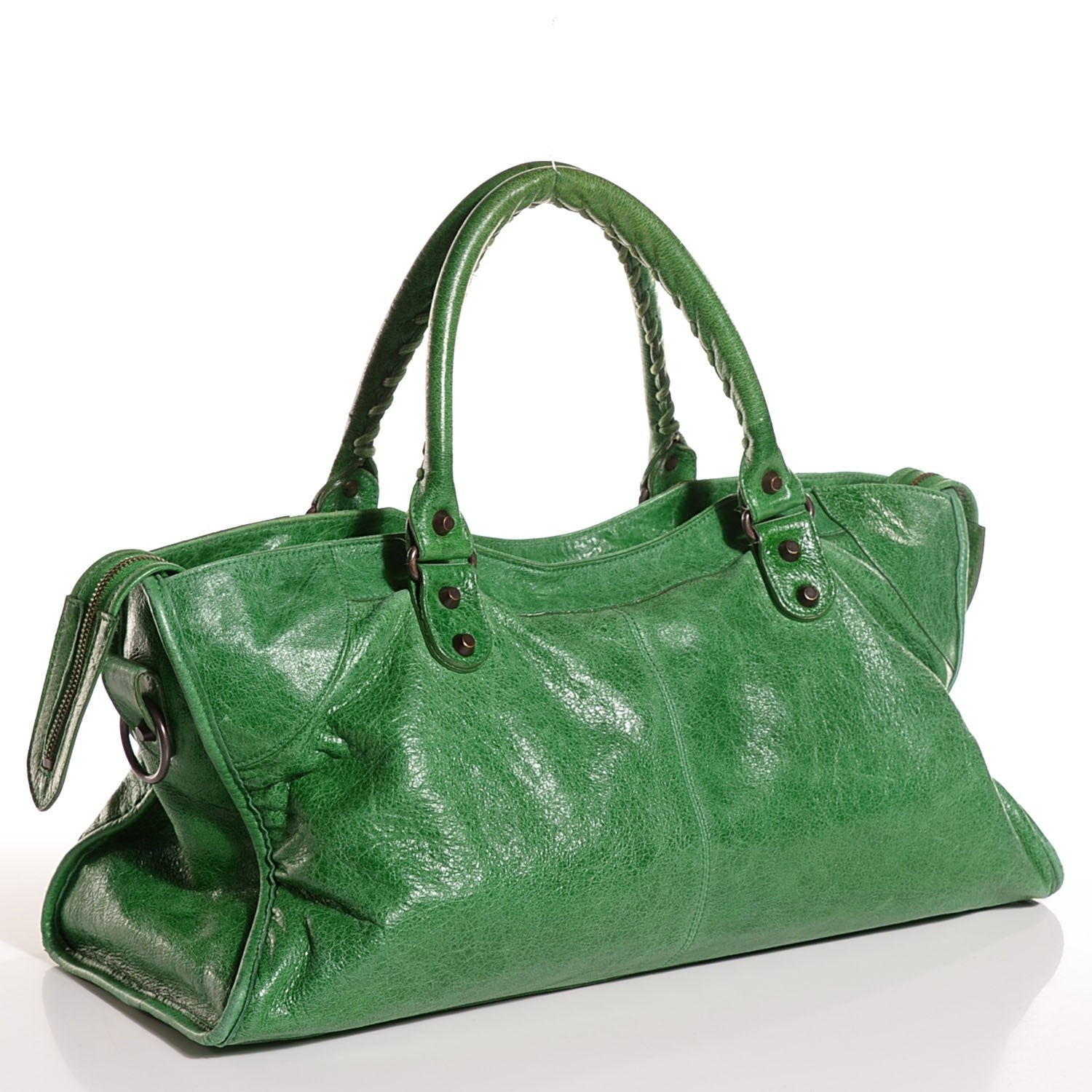 Balenciaga Chevre Classic Hardware Part Time Vert Gazon 2 of 16