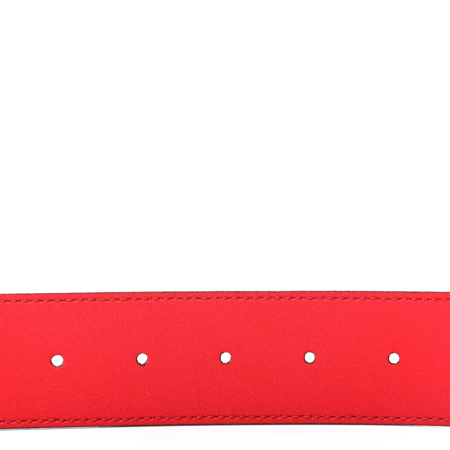Gucci GG Supreme Monogram Blooms Plaque Belt 80 32 Blue 4 of 5