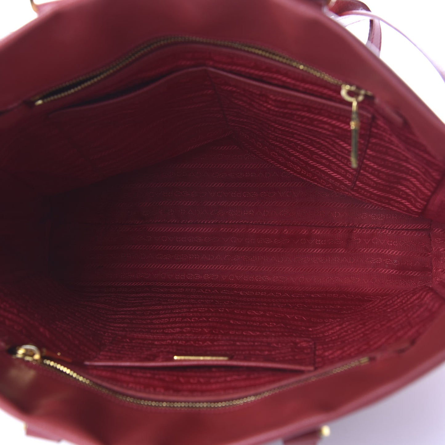 Saffiano Lux Shopping Tote Fuoco