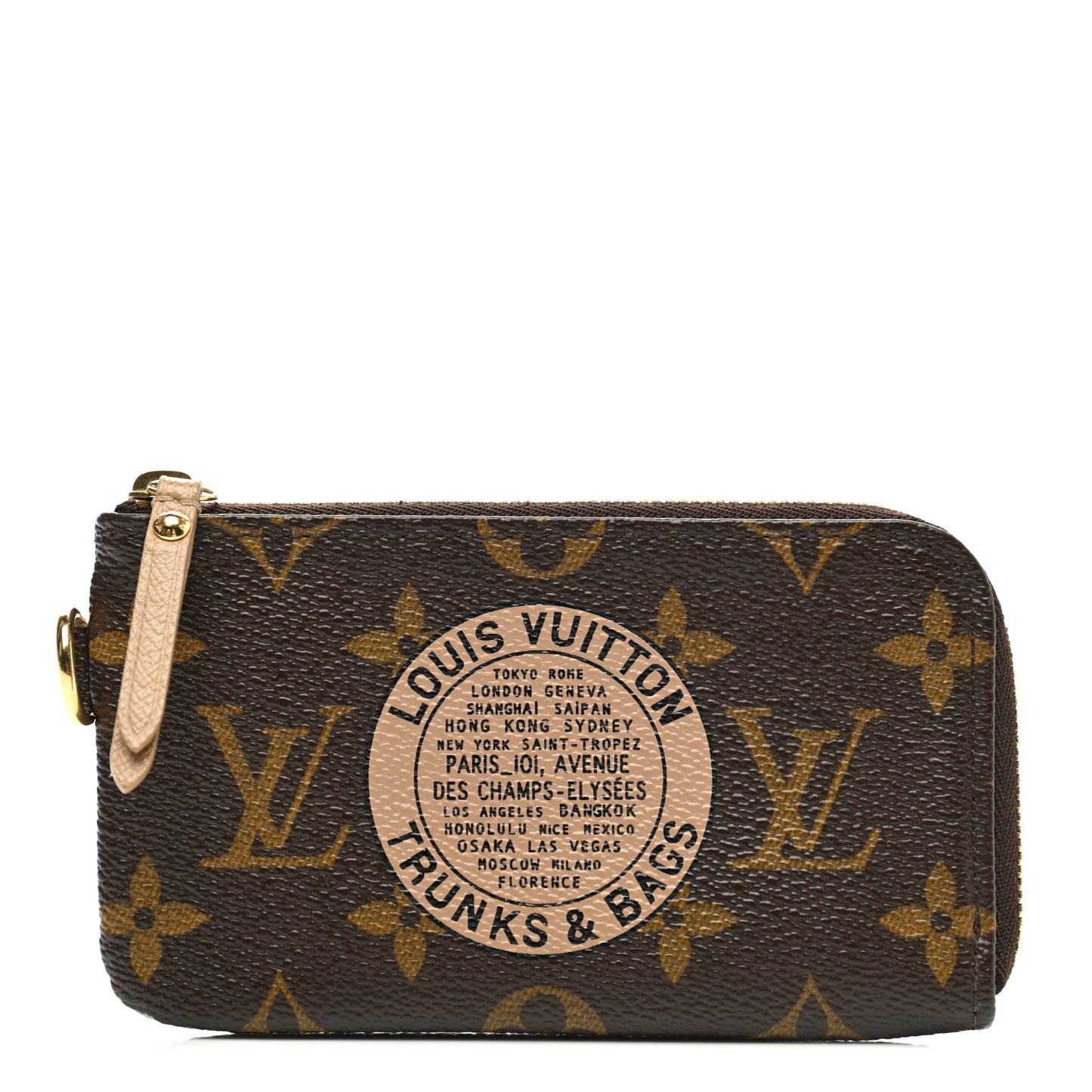 Monogram Complice Trunks and Bags Key Pouch Beige