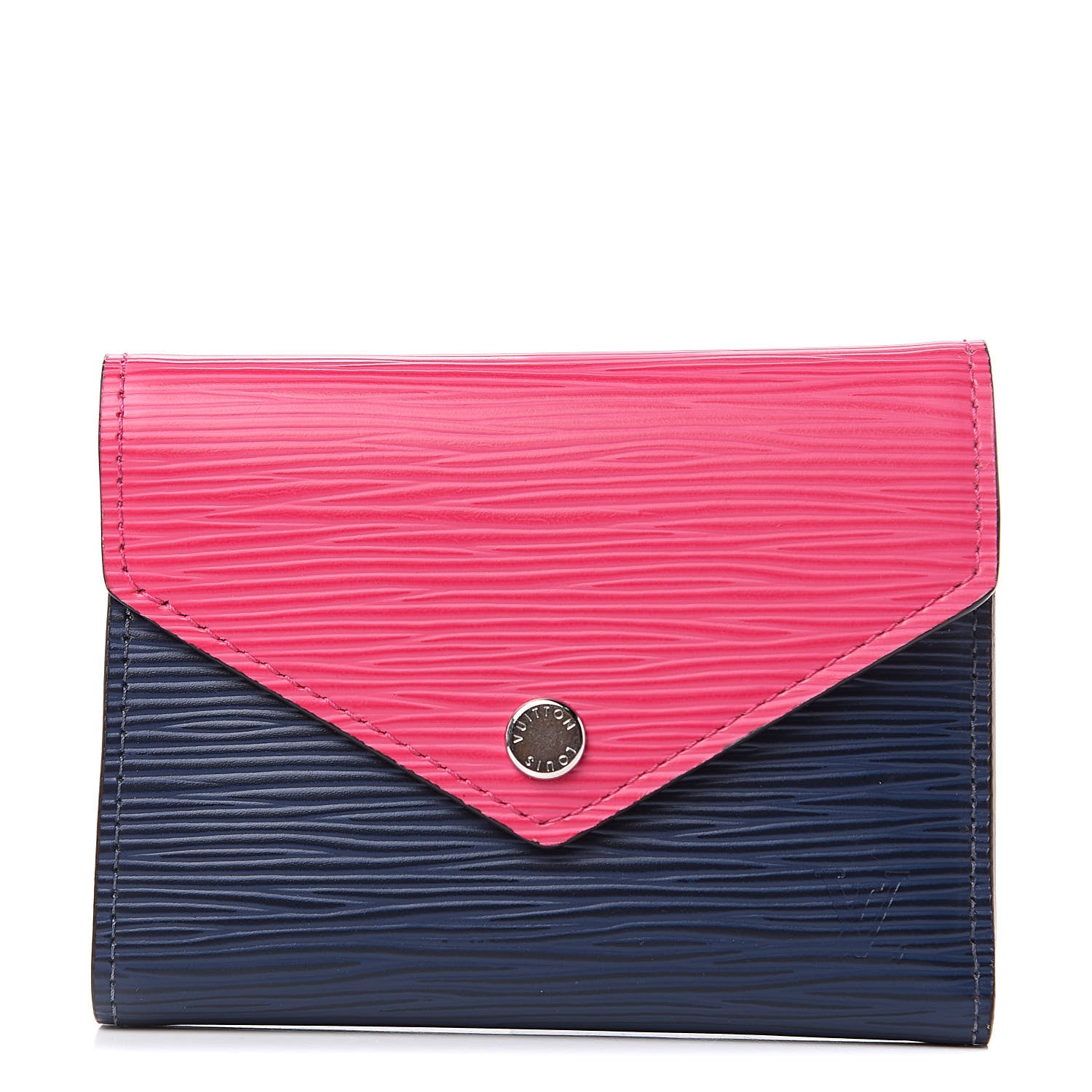 Louis Vuitton Epi Victorine Wallet Indigo Hot Pink 1 of 7