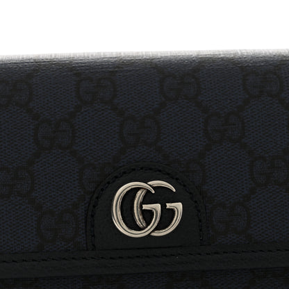 Gucci GG Supreme Monogram Small Ophidia Belt Bag Navy Black 11 of 12