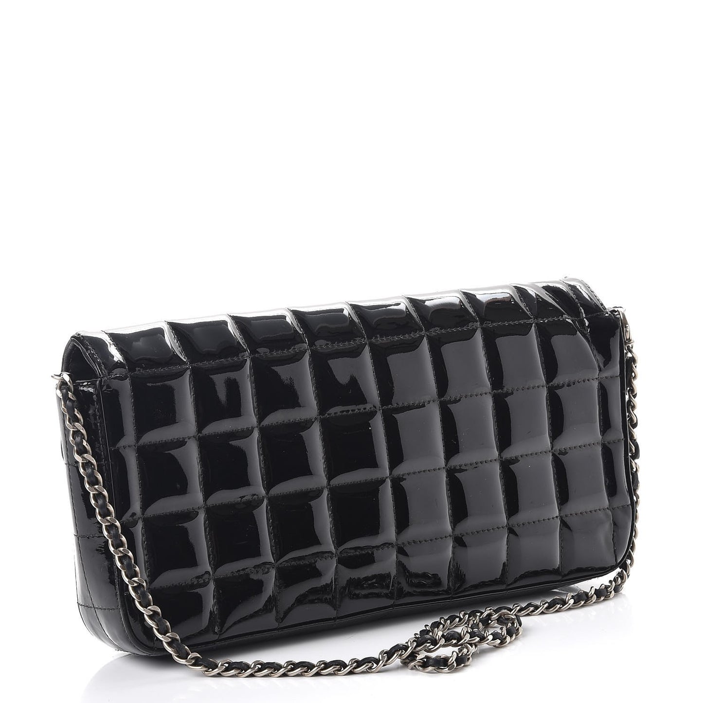 Patent East West Chocolate Bar Flap Black
