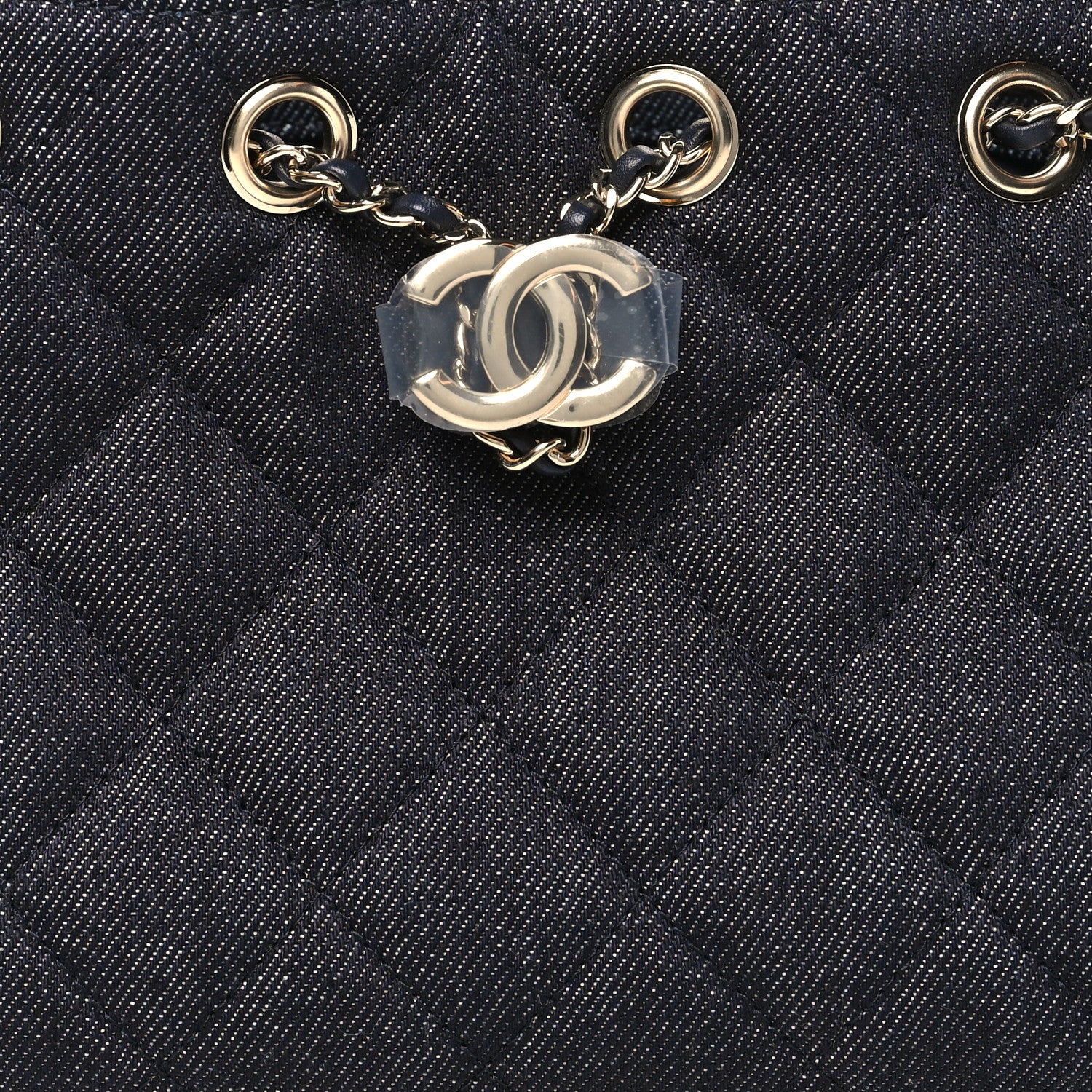 Chanel Denim Quilted Mini Chanel 25 Handbag Dark Blue 8 of 10