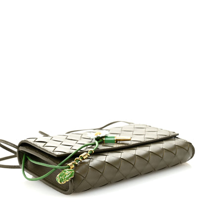 Bottega Veneta Nappa Enamel Intrecciato Daisy Andiamo Pouch Daisy Flow 4 of 9