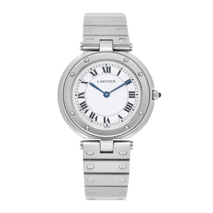 Cartier Stainless Steel 33mm Santos Vendome Quartz Watch 1 of 4