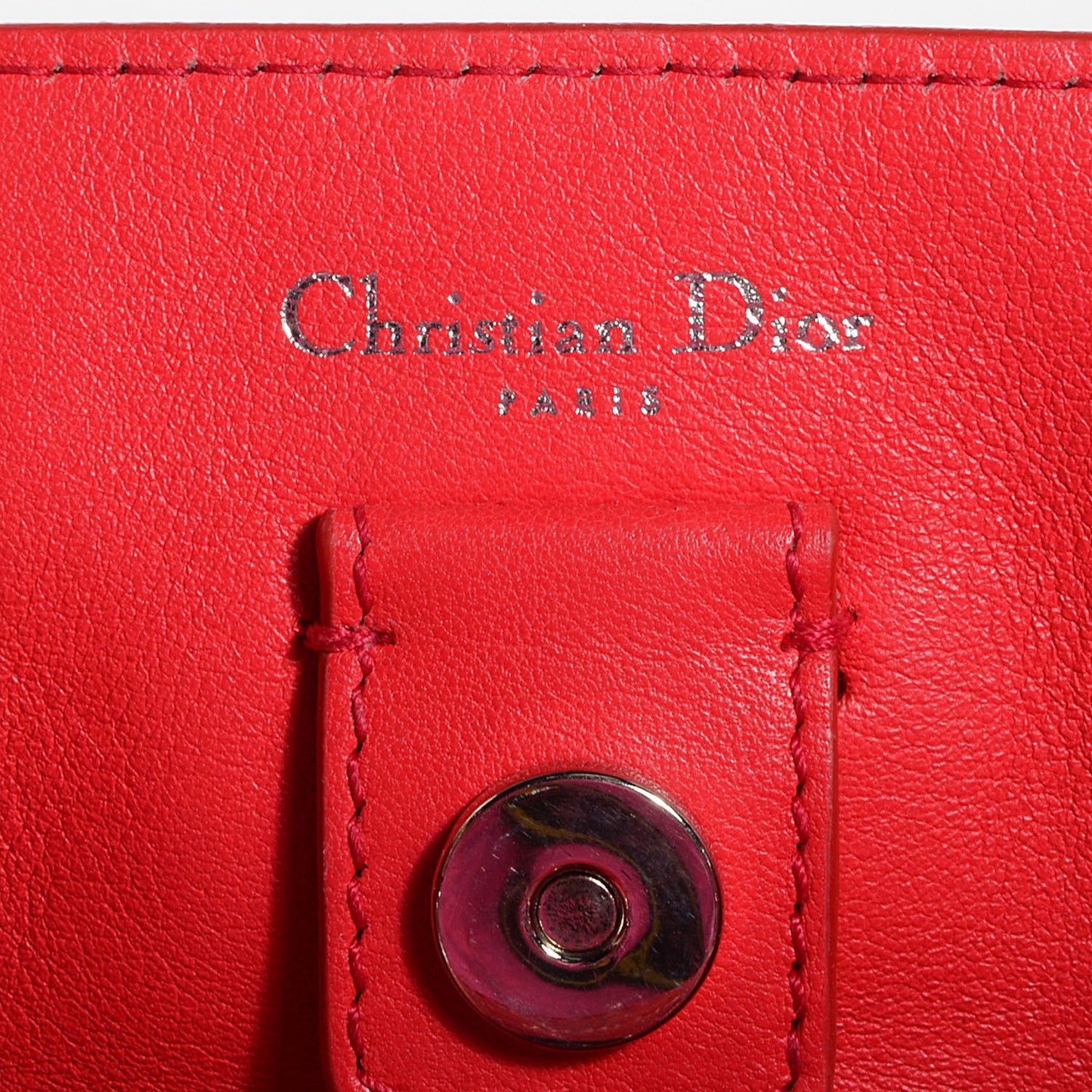 Calfskin Small Diorissimo Tote Fuchsia