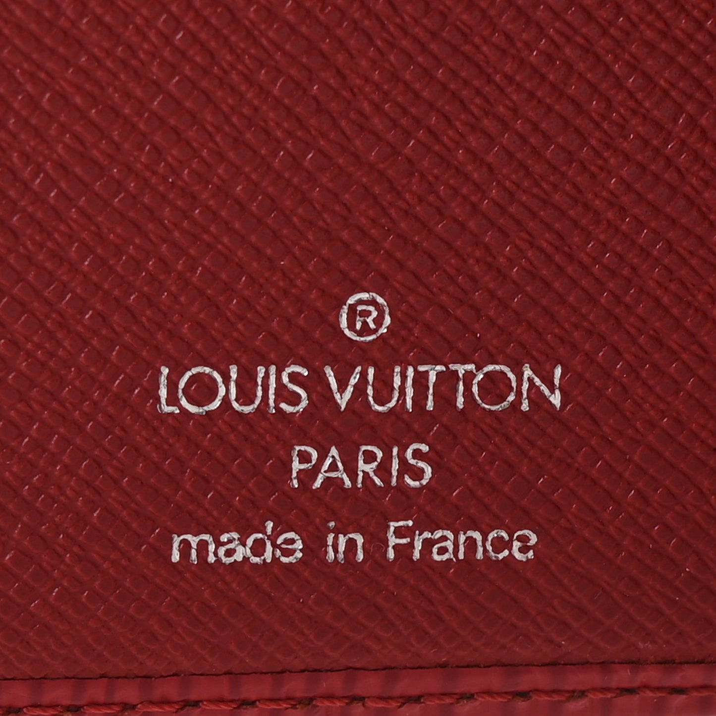 Epi French Purse Wallet Castillan Red